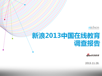 新浪2022中国在线教育调查报告ppt模板